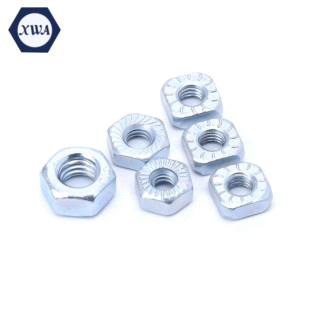 太阳花螺母 双面带齿防滑螺帽 压花螺母双面